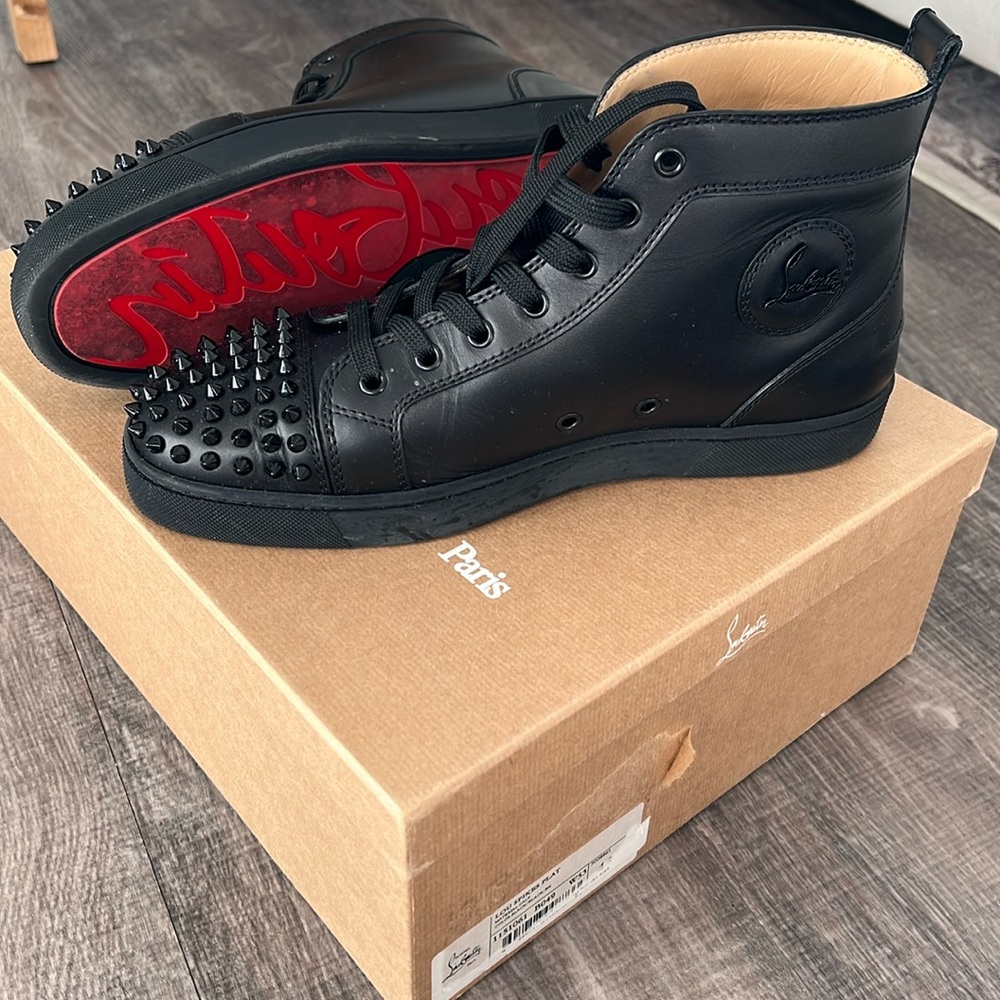 Christian Louboutin spike flat men’s sneakers